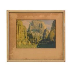 1940s Zion Canyon National Park Framed Photograph