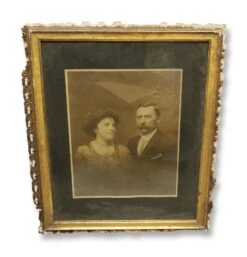 Antique Sepia Couple Framed Print