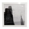 Black & White NY City View Framed Photograph