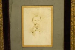 Gold Framed Matted Antique Male Portrait Bust Photograph -OGT Sale Store photographs m222198