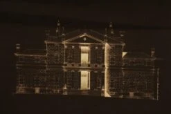 Matted Brown & White House Photo -OGT Sale Store photographs m226052