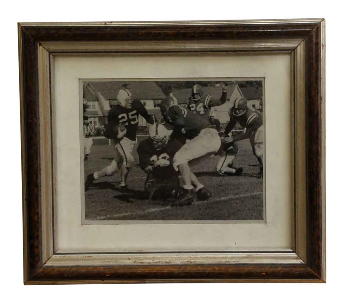 Metal Framed College Football Photograph 3 Metal Framed College Football Photograph