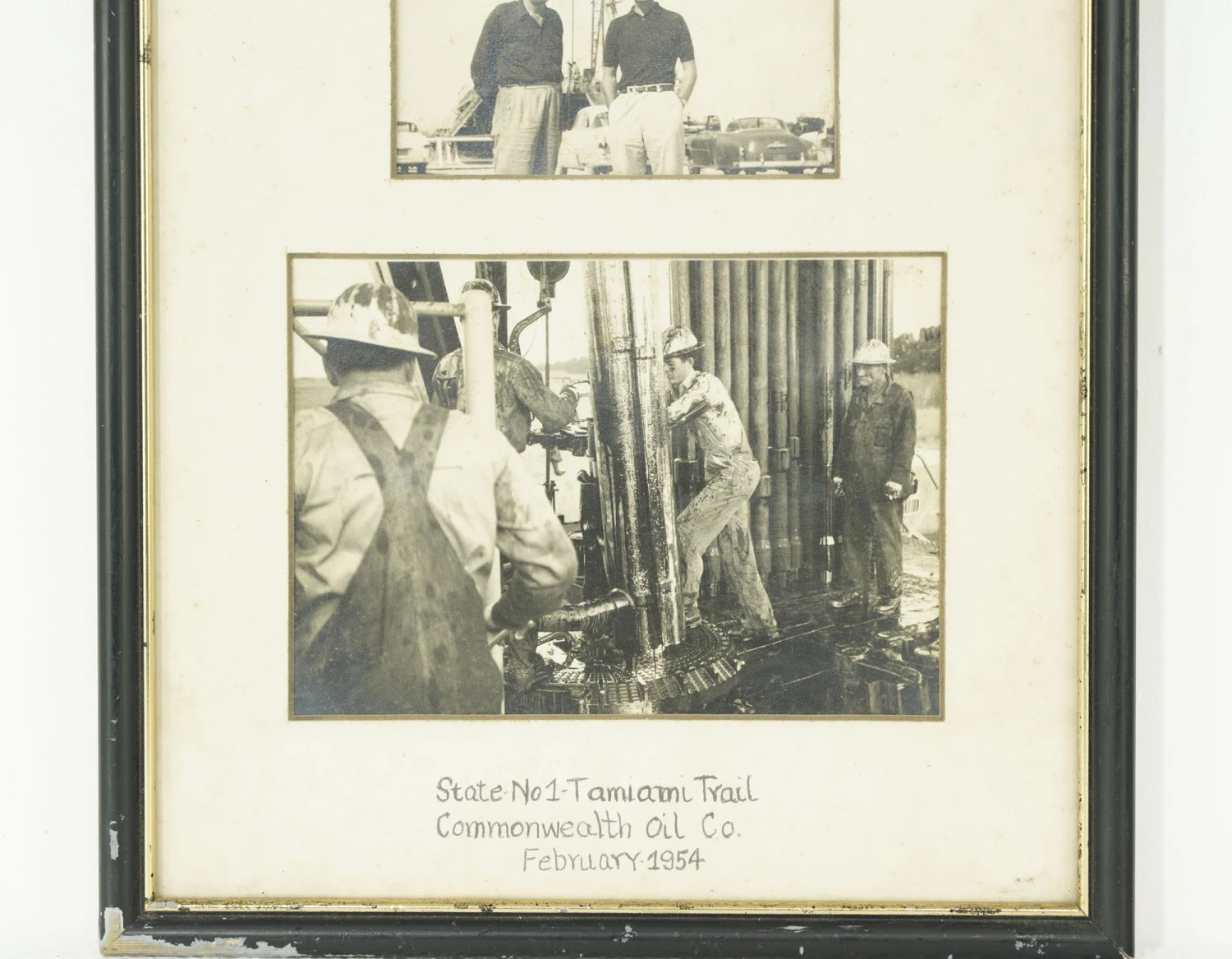 Pine Framed 1954 State No.1 Tamiama Trail Photos 4 Pine Framed 1954 State No.1 Tamiama Trail Photos - Image 2