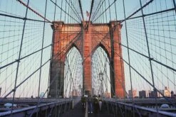 Wall Mount Matted Metal Framed The Brooklyn Bridge Photograph 9 Wall Mount Matted Metal Framed The Brooklyn Bridge Photograph -OGT Sale Store photographs q281913