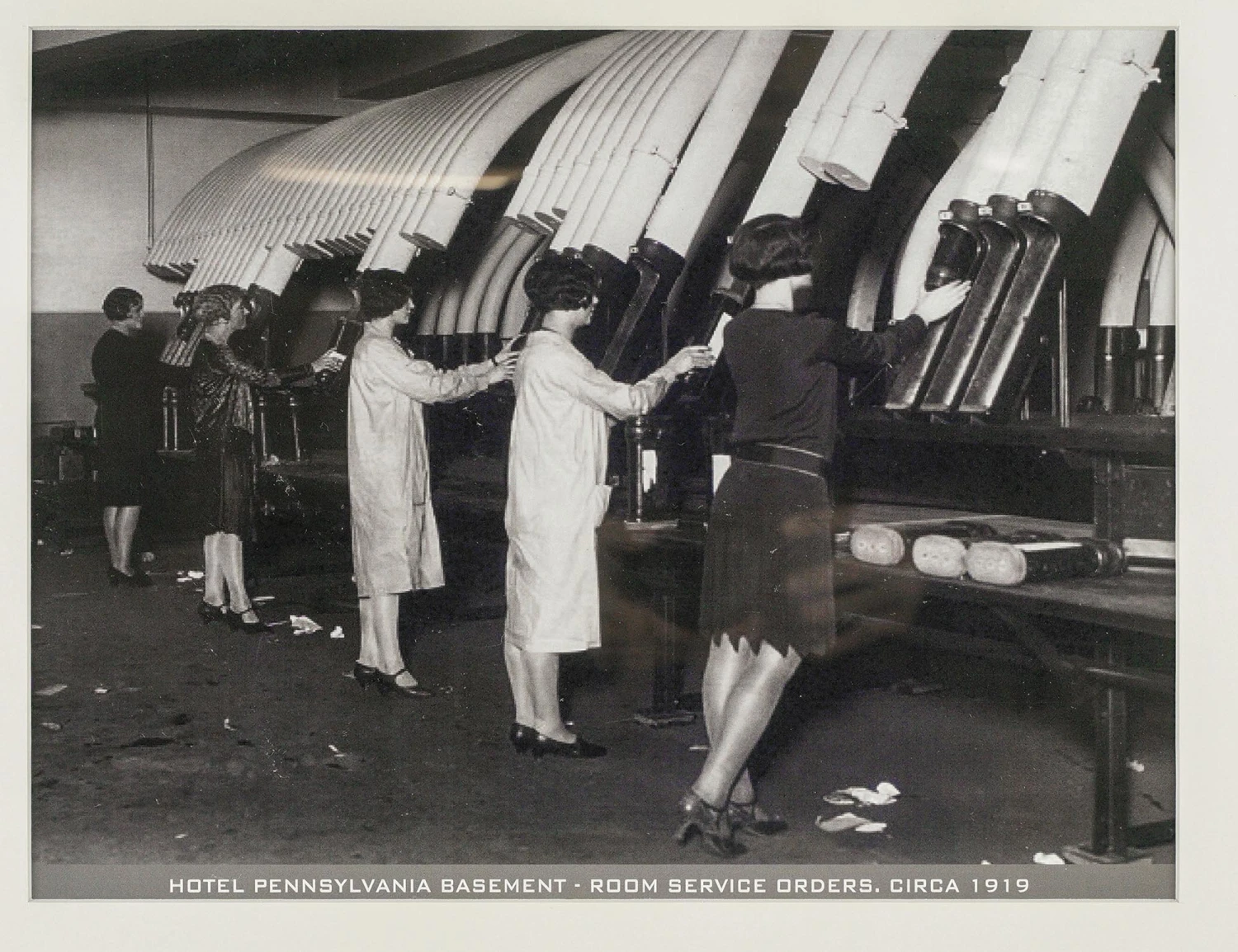 The Hotel Pennsylvania 1919 Room Service Workers Photograph 4 The Hotel Pennsylvania 1919 Room Service Workers Photograph - Image 2