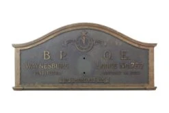 B.P.O.E. Elks Club Solid Brass Plaque Memorial