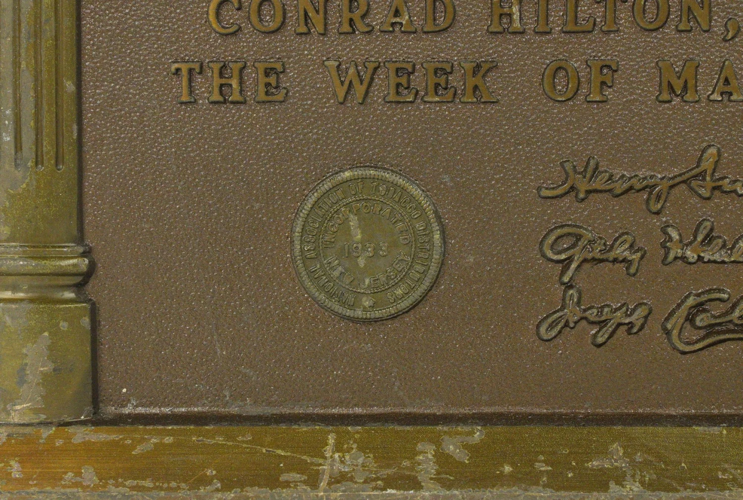 1956 Brass 24th Anniversary NATD Convention Exhibit Award 5 1956 Brass 24th Anniversary NATD Convention Exhibit Award - Image 3