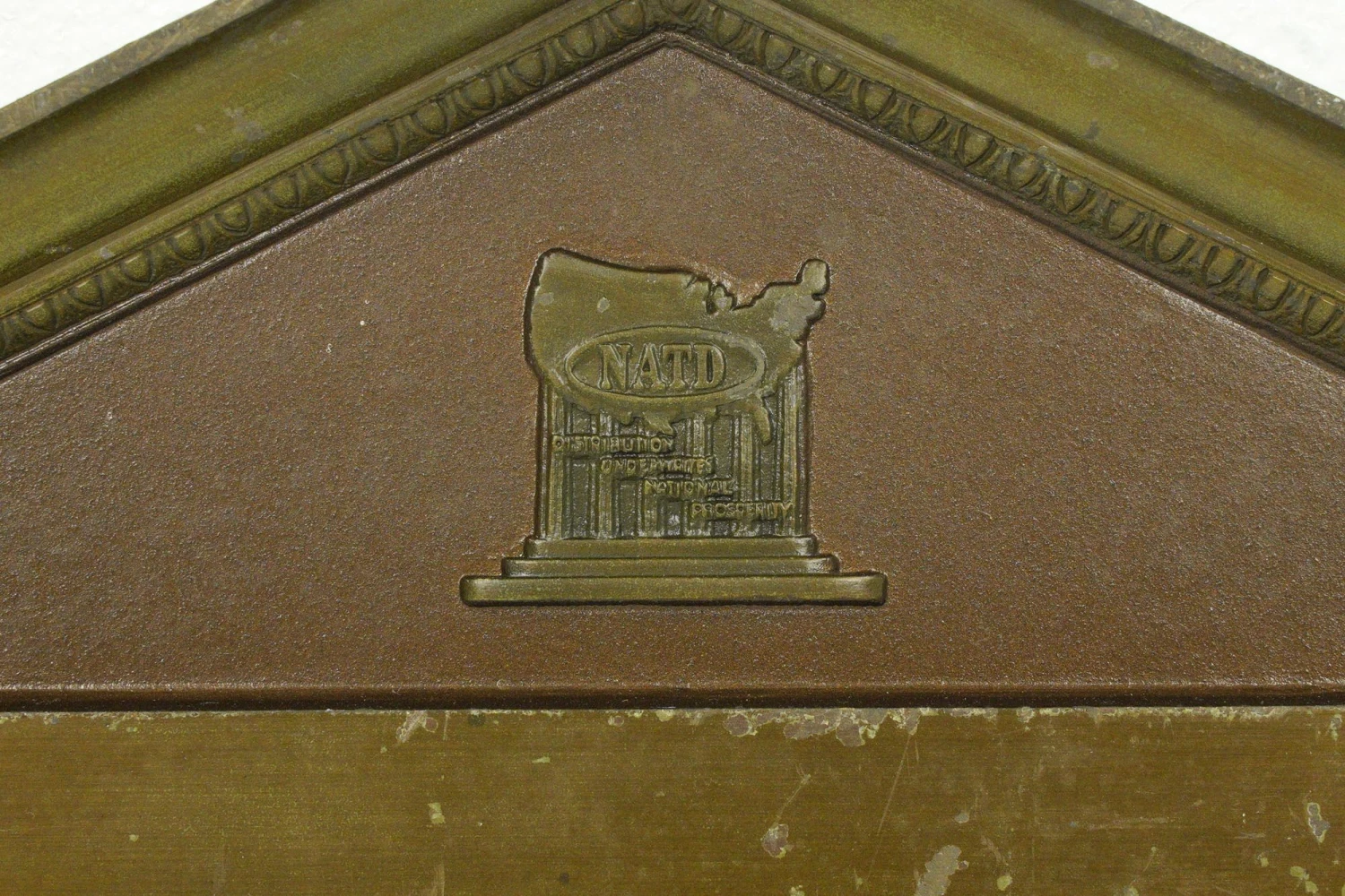 1956 Brass 24th Anniversary NATD Convention Exhibit Award 4 1956 Brass 24th Anniversary NATD Convention Exhibit Award - Image 2