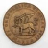 Republic Of San Marco 5 Lire Brass 9.25 In. Plaque