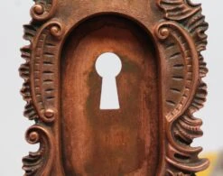 Antique Bronze Art Nouveau Pocket Door Pull Plate 10 Antique Bronze Art Nouveau Pocket Door Pull Plate -OGT Sale Store pocket door hardware for sale n257807