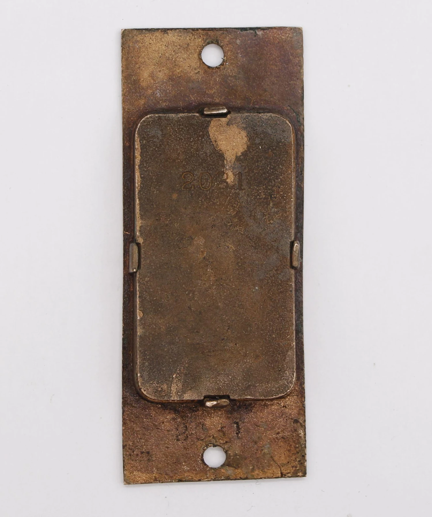 Vintage 5 In. Classic Polished Brass Recessed Pocket Door Pull 5 Vintage 5 In. Classic Polished Brass Recessed Pocket Door Pull - Image 3