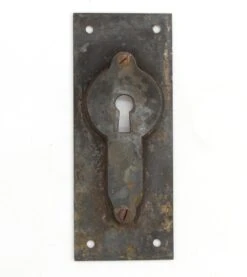Vintage 5.75 In. Steel Keyhole Recessed Pocket Door Plate 7 Vintage 5.75 In. Steel Keyhole Recessed Pocket Door Plate -OGT Sale Store pocket door hardware for sale q284415