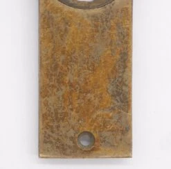 Antique Classic 5.25 In. Brass Keyhole Pocket Door Plate 8 Antique Classic 5.25 In. Brass Keyhole Pocket Door Plate -OGT Sale Store pocket door hardware for sale q285308