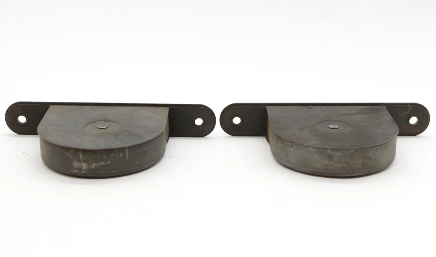 Pair Of Antique 6 In. Steel Pocket Door Wheels 5 Pair Of Antique 6 In. Steel Pocket Door Wheels - Image 3