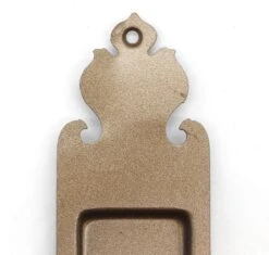 Vintage 7.75 In. Gold Painted Steel Pocket Door Plate 8 Vintage 7.75 In. Gold Painted Steel Pocket Door Plate -OGT Sale Store pocket door hardware for sale q287147