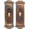Pair Of Vintage Japanned Finish Old New Stock Pocket Door Pulls 2 Pair Of Vintage Japanned Finish Old New Stock Pocket Door Pulls -OGT Sale Store pocket door hardware pair of vintage japanned finish old new stock pocket door pulls q286675