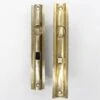 Pair Of Vintage Polished Brass Pocket Double Door Locks