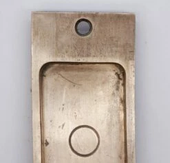 Vintage 5 In. Classic Polished Brass Recessed Pocket Door Pull 6 Vintage 5 In. Classic Polished Brass Recessed Pocket Door Pull -OGT Sale Store pocket door hardware q282932