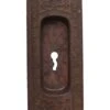 Victorian Steel Recessed Pocket Door Plate