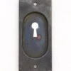 Vintage Classic 4.625 In. Darkened Brass Pocket Door Keyhole Plate -OGT Sale Store pocket door hardware vintage classic 4625 in darkened brass pocket door keyhole plate q285301