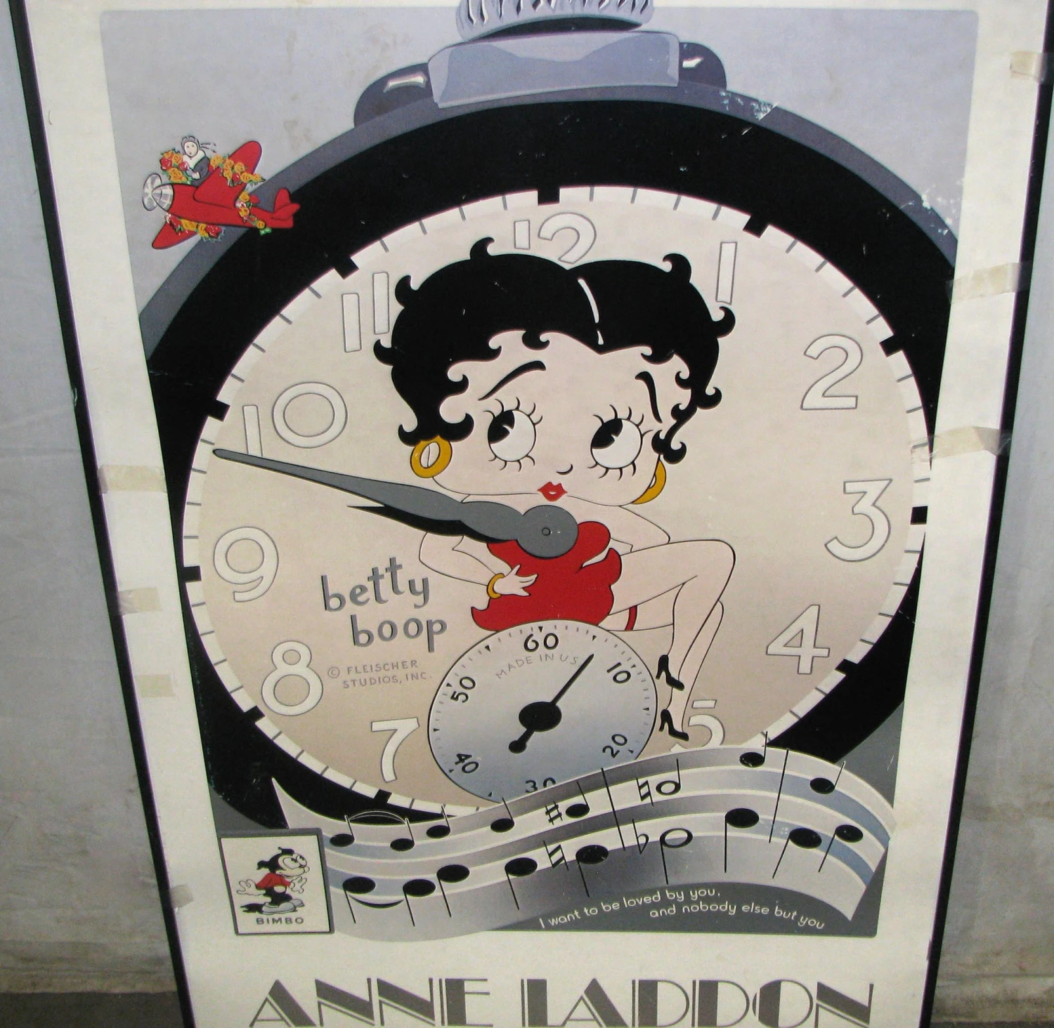 Vintage Collectable Betty Boop Framed Poster 5 Vintage Collectable Betty Boop Framed Poster - Image 3