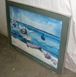 1980s Metropolitan Museum Of Art Exhibit Framed Poster -OGT Sale Store posters for sale l211926