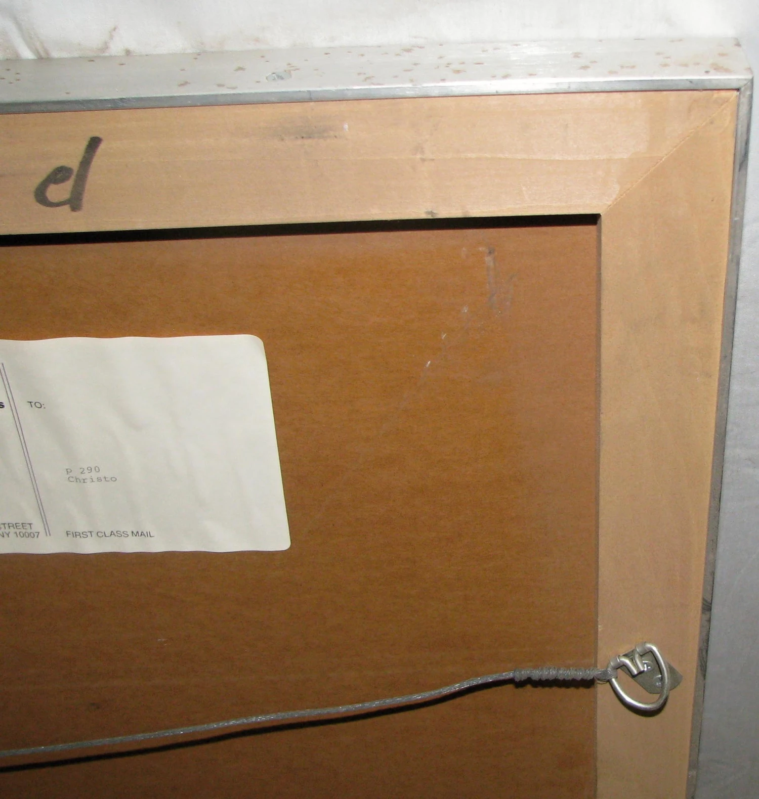 Vintage 1989 Framed Paris Bridge Poster 5 Vintage 1989 Framed Paris Bridge Poster - Image 3