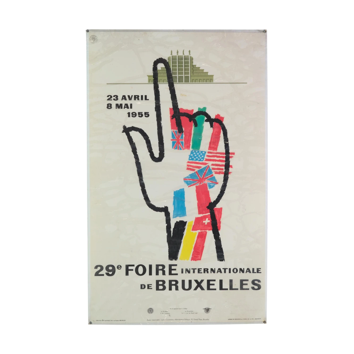 French 29th Brussels International Fair Poster 3 French 29th Brussels International Fair Poster