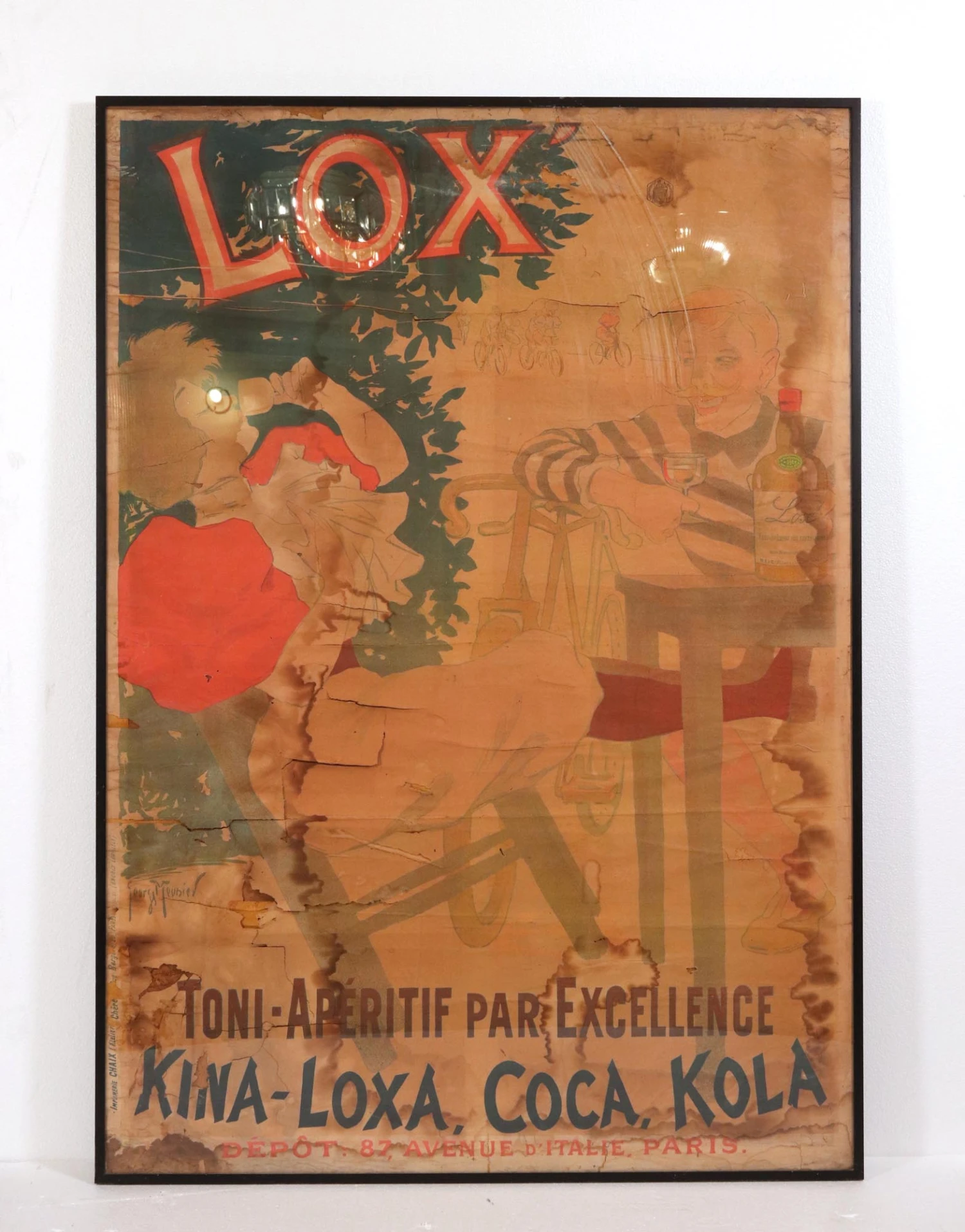 Lox Kliva-Loxa, Coca, Kola, Framed Poster By Georges Meunier 3 Lox Kliva-Loxa, Coca, Kola, Framed Poster By Georges Meunier
