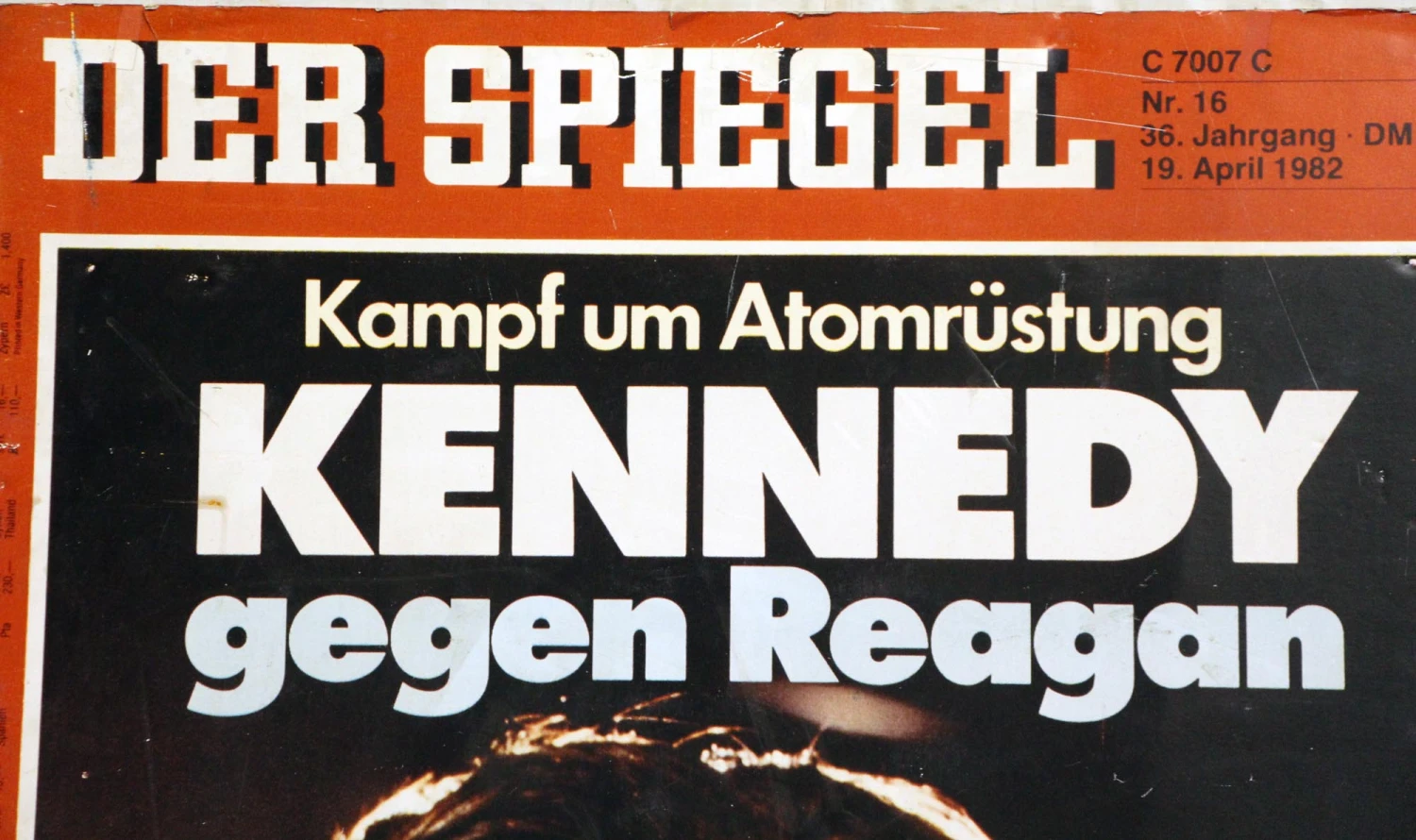 Vintage 1982 Kennedy Poster 4 Vintage 1982 Kennedy Poster - Image 2