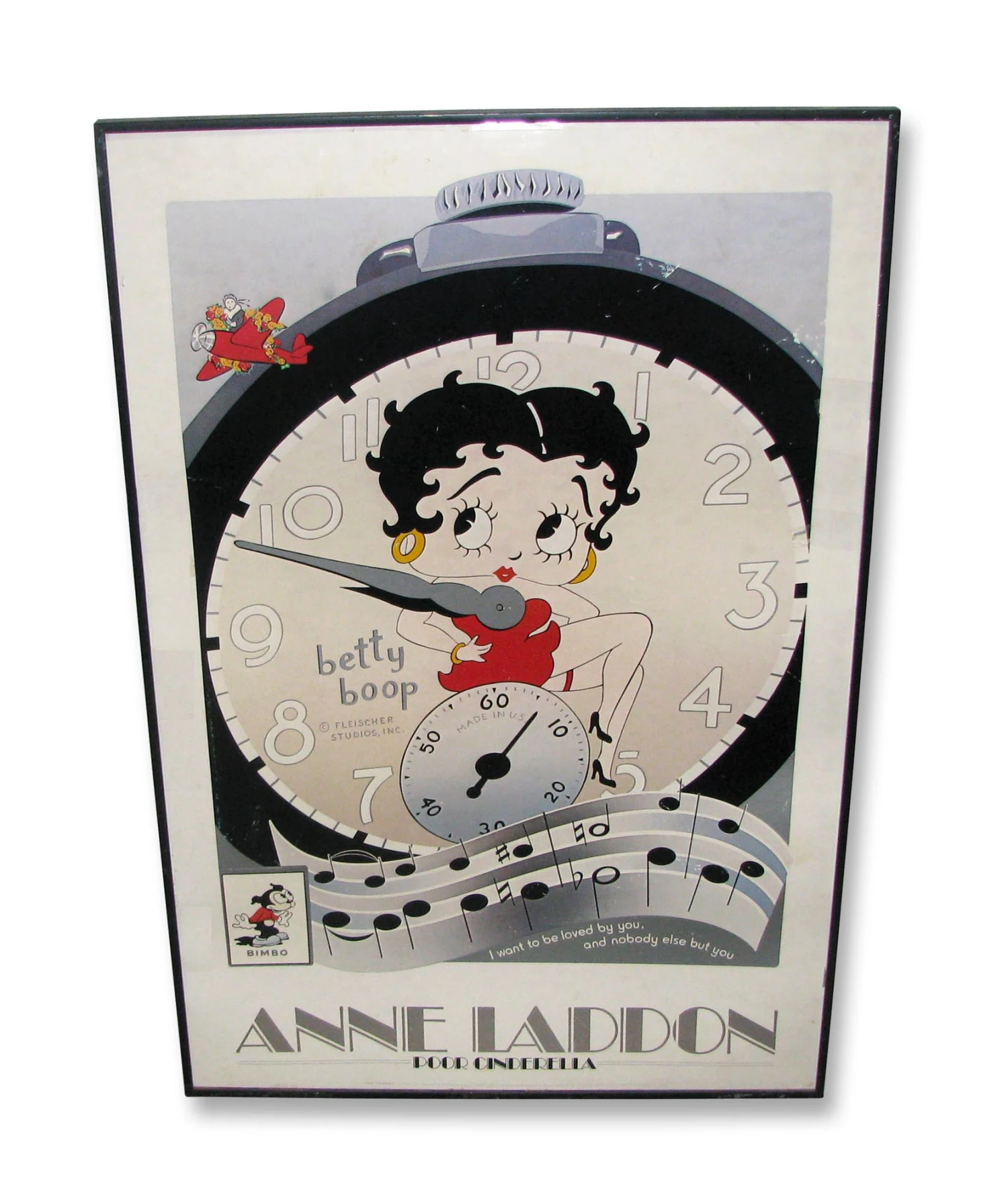 Vintage Collectable Betty Boop Framed Poster 3 Vintage Collectable Betty Boop Framed Poster
