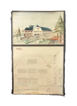 Vintage French Architects Poster