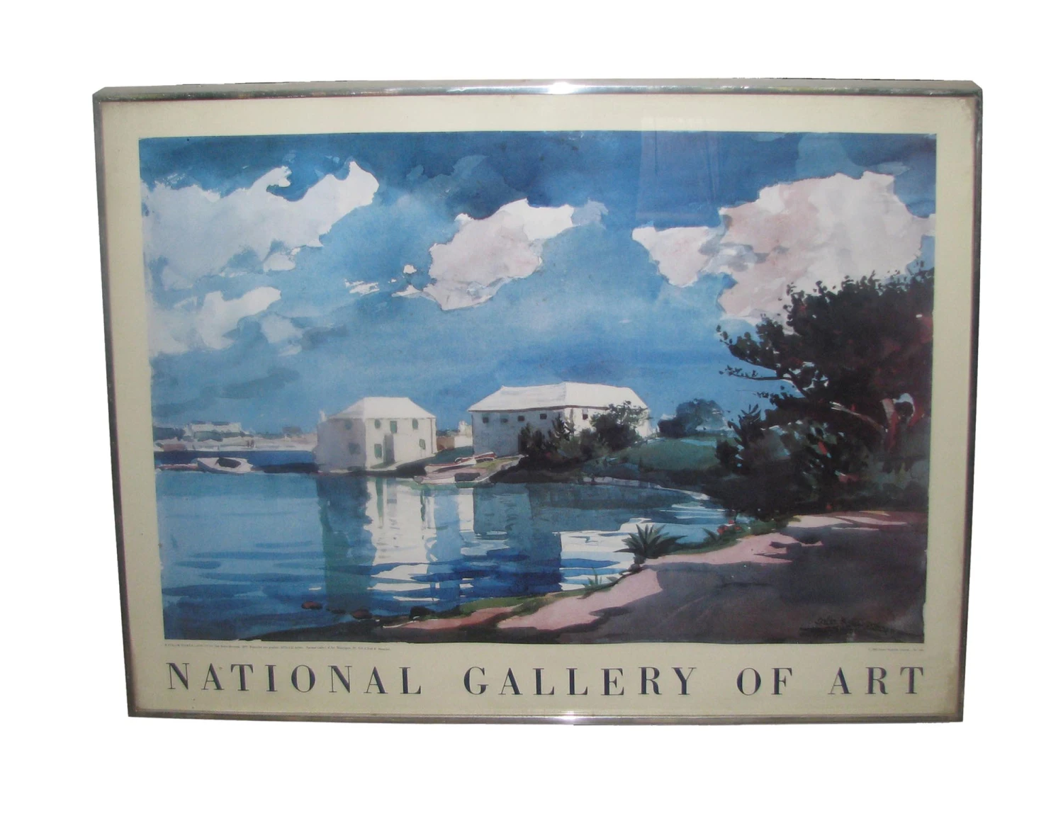 Vintage National Gallery Of Art Monet Exhibit Poster 3 Vintage National Gallery Of Art Monet Exhibit Poster