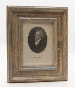 1790s European Magazine David Levi Framed Portrait