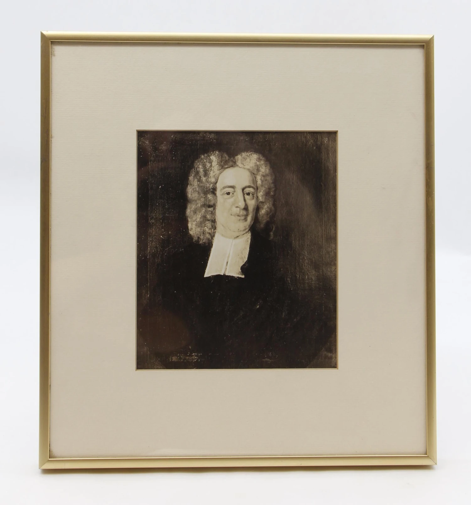 Cotton Mather Brass Framed Portrait Print 3 Cotton Mather Brass Framed Portrait Print