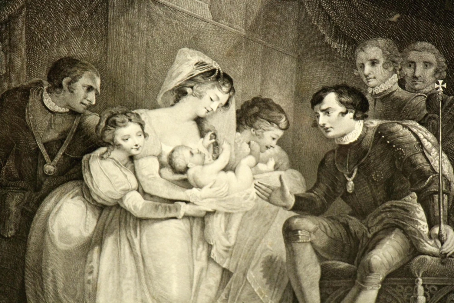 Wood Framed Shakespeare King Henry VI Third Part Print 5 Wood Framed Shakespeare King Henry VI Third Part Print - Image 3