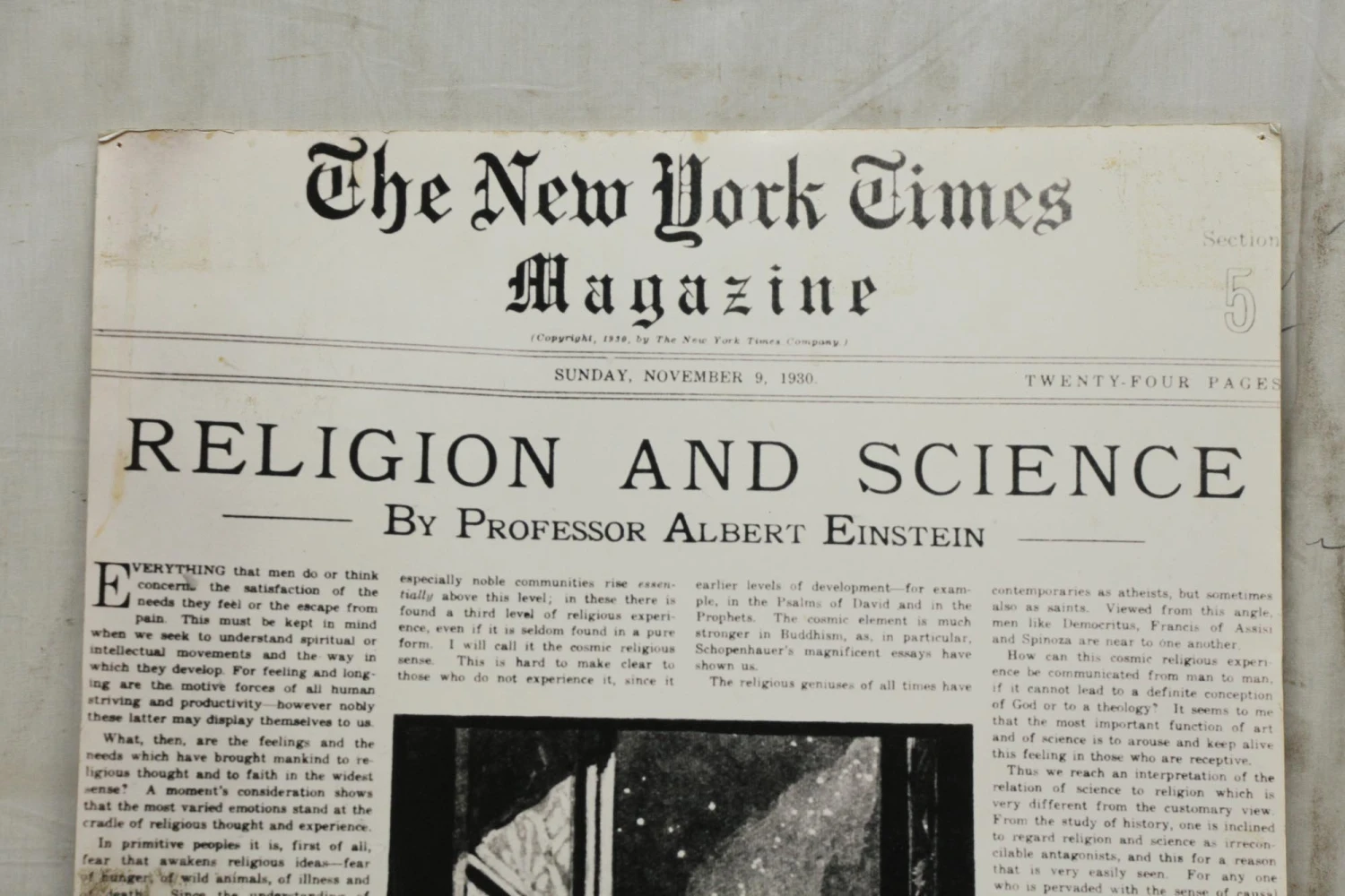 Pair Of 1930s New York Times Magazine Prints 5 Pair Of 1930s New York Times Magazine Prints - Image 3