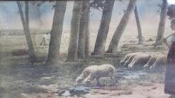 Vintage Sheep Herding Wood Framed Print 9 Vintage Sheep Herding Wood Framed Print -OGT Sale Store prints for sale q274006