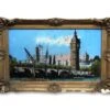 Gold Framed Westminster Bridge London Reverse Glass Painting -OGT Sale Store prints gold framed westminster bridge london reverse glass painting m217442