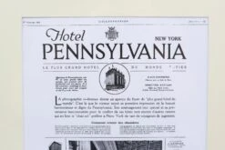 Framed French Article Of The Hotel Pennsylvania New York 9 Framed French Article Of The Hotel Pennsylvania New York -OGT Sale Store prints q276623