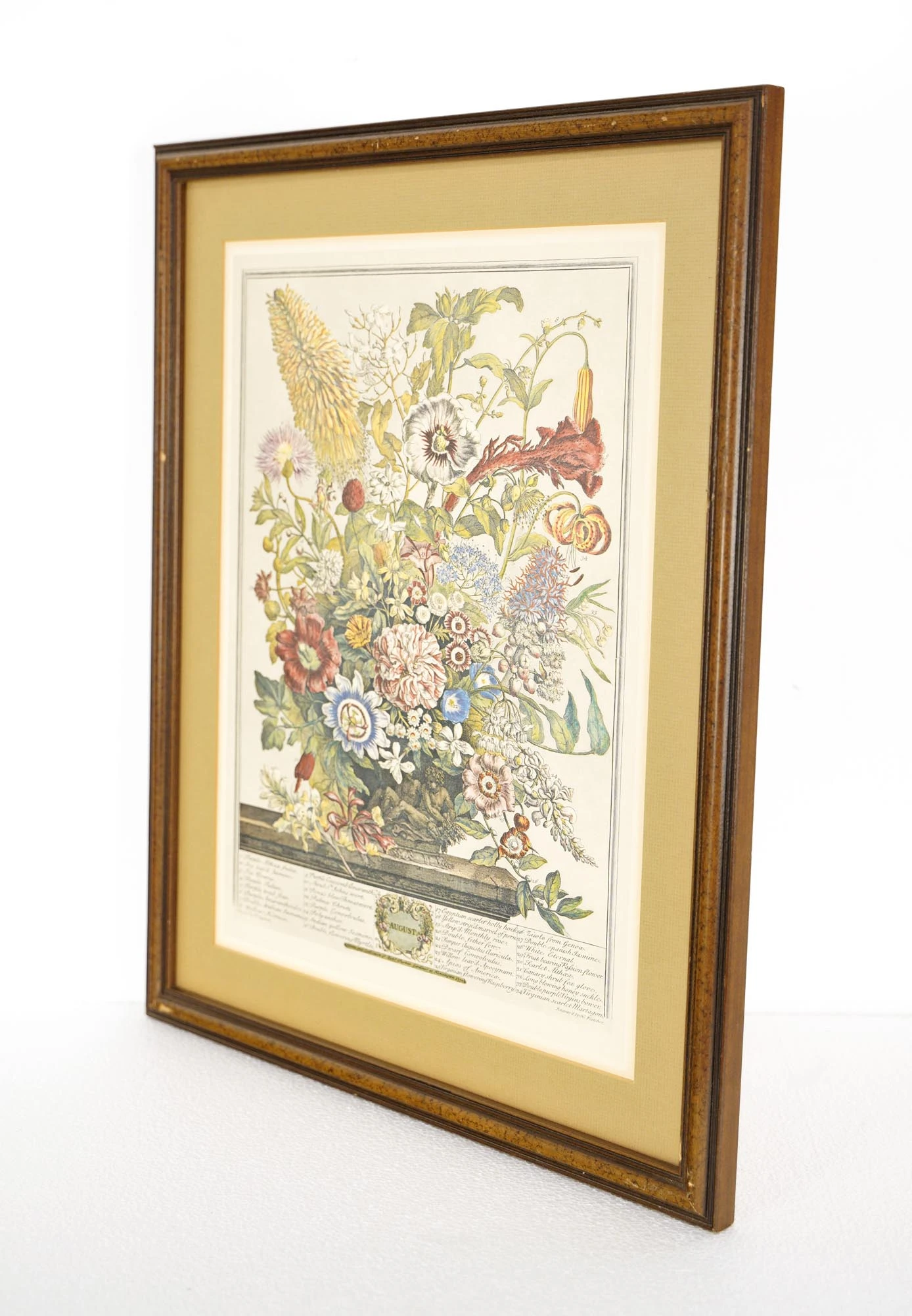 Wooden Framed Print Of August Flowers 4 Wooden Framed Print Of August Flowers - Image 2