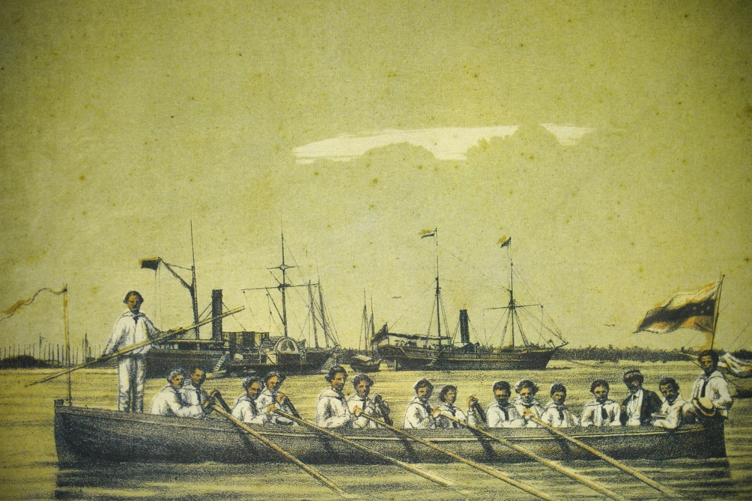 Custom Wood Framed Print Of Puerto Cabello 4 Custom Wood Framed Print Of Puerto Cabello - Image 2