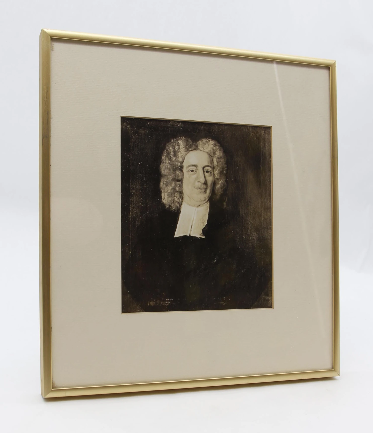 Cotton Mather Brass Framed Portrait Print 4 Cotton Mather Brass Framed Portrait Print - Image 2