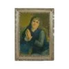 Vintage Young Woman In Prayer Wooden Frame Portrait 1 Vintage Young Woman In Prayer Wooden Frame Portrait -OGT Sale Store prints vintage young woman in prayer wooden frame portrait q274209
