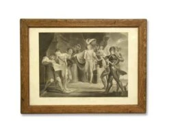 Wood Framed Shakespeare King Henry V Print