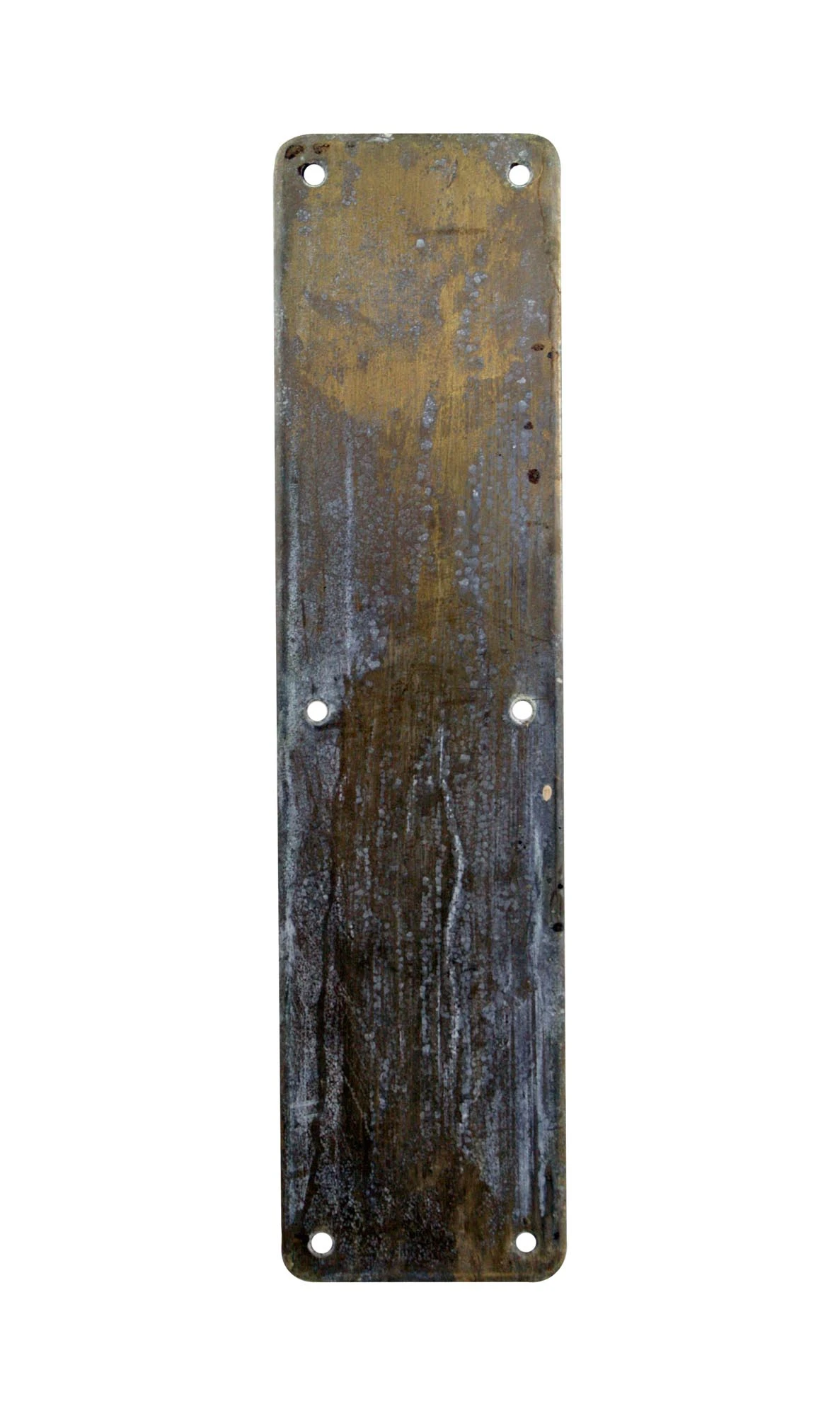 Antique 14 In. Solid Brass Commercial Door Push Plate 3 Antique 14 In. Solid Brass Commercial Door Push Plate