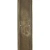 Antique 18 In. Elks Club Bronze Door Push Plate