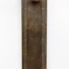 Antique Gothic 18 In. Yale & Towne Bronze Thumb Turn Door Push Plate