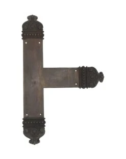 Antique Victorian Russell & Erwin Brass Door Push Plate