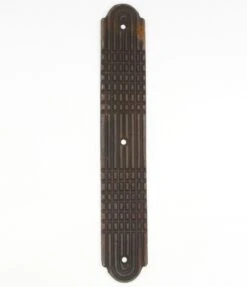 Art Deco 13.625 In. Cast Bronze Door Push Plate